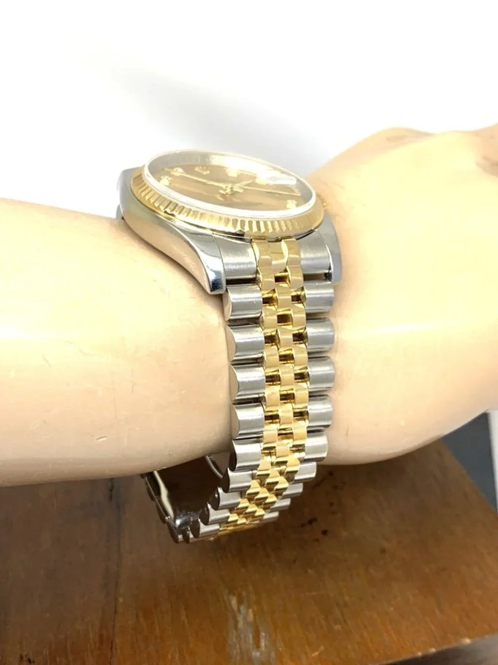 Rolex Datejust Watch 116233 Swiss Automatic Diamond Dial 18K Gold & Steel 36mm
